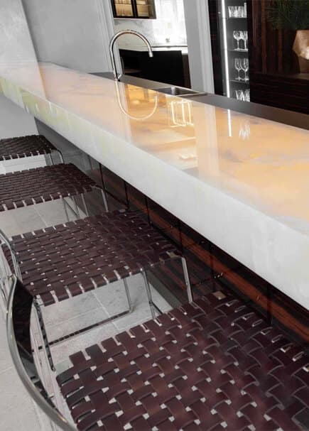White Onyx Extra installed